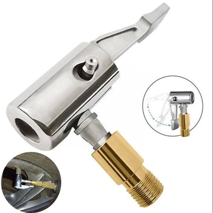  Van lốp ô tô đa chức năng Đầu nối bơm không khí Kẹp vòi phun lốp ô tô di động Đầu nối bơm hơi Lốp máy nén khí Chuck Vòi sửa chữa van Kẹp 