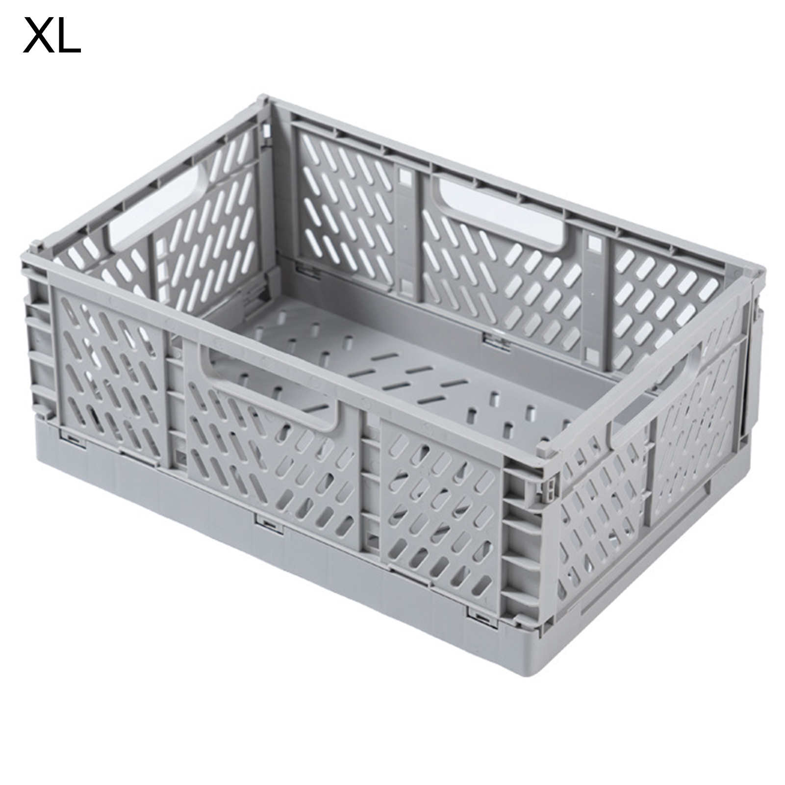 Terylin [Hàng Có Sẵn] Giỏ Đựng Đồ Thùng Nhựa Gấp Gọn Chịu Lực Lớn Hộp Đựng Đồ Cho Nhà Bếp