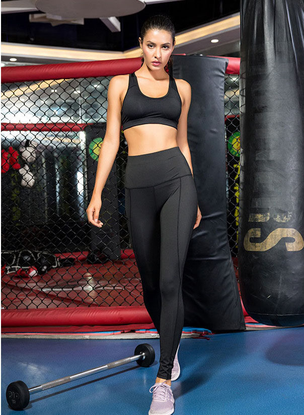 SUPERFLOWER Women High Waist Sports Fiess Leggings Tights Yoga Pants With Pockets Tummy Control 4 Way Stretch_voghion.com