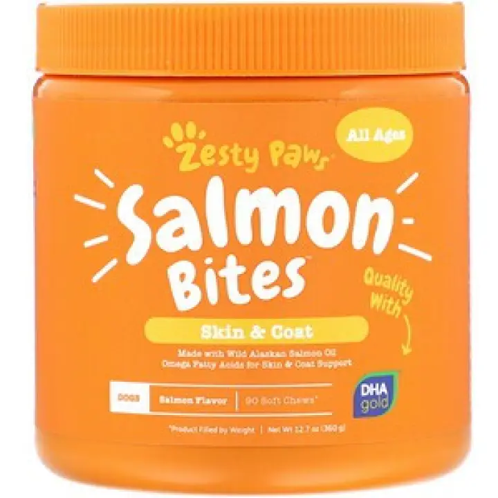 Zesty paws salmon bites Clearance