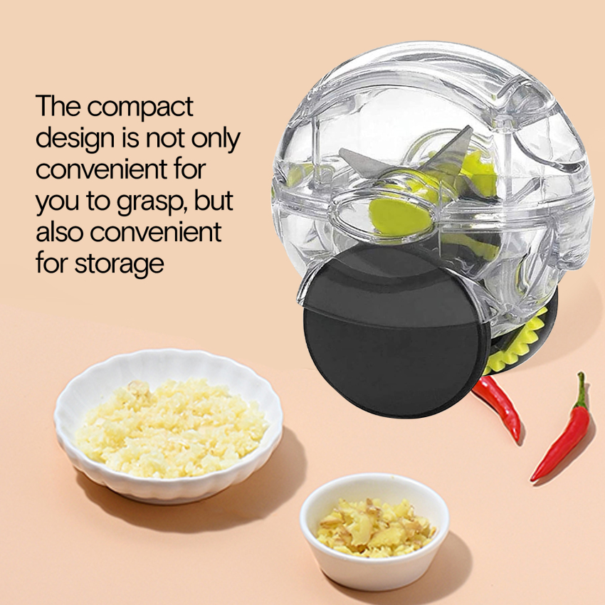 Garlic Mincer, Rolling Garlic Chopper, Garlic Roller, Garlic Peeler, Garlic Crusher, Chef Kitchen Tools, Easy to Clean,