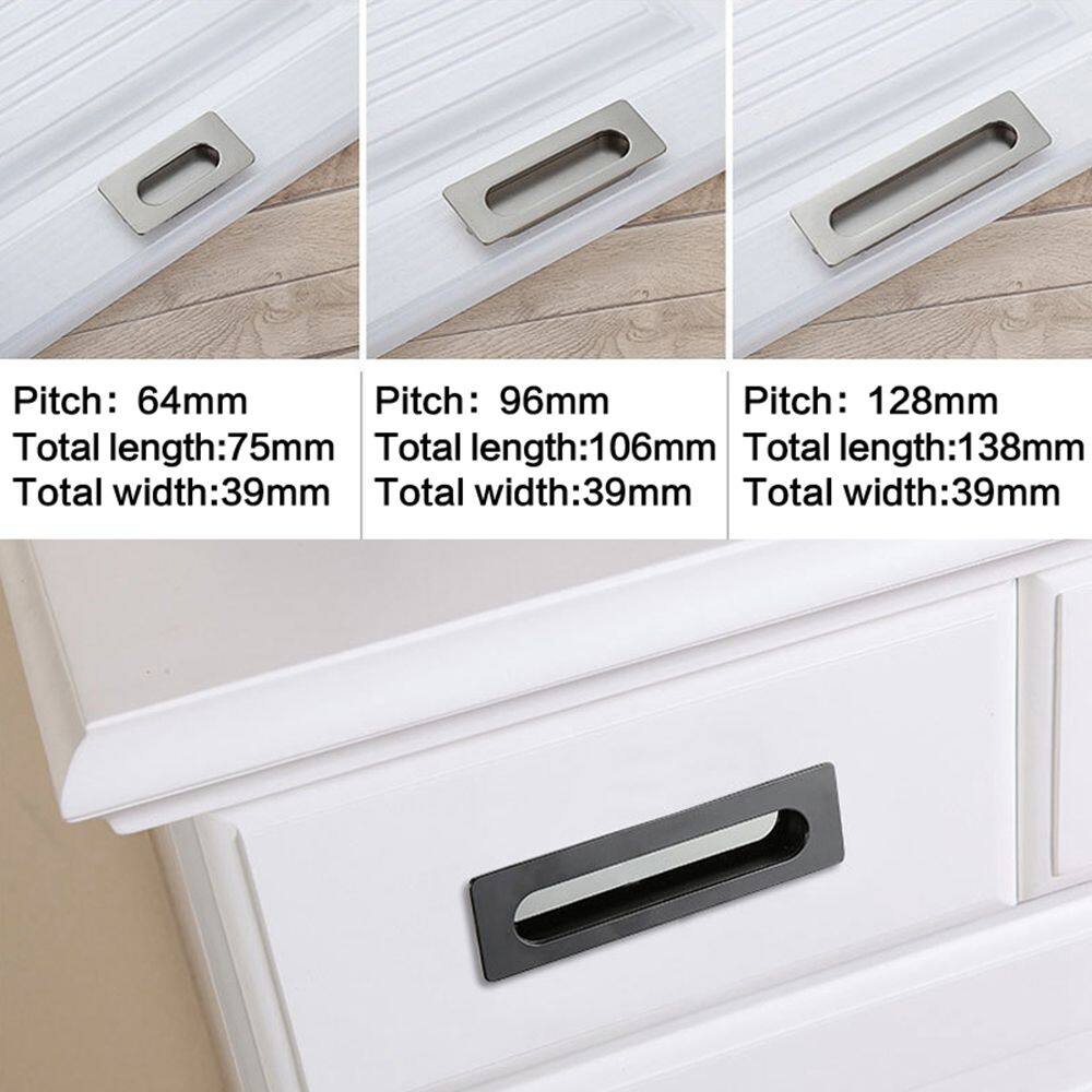 VALER Tay Nắm Ngăn Kéo Ẩn Âm Tường Phòng Ngủ Tay Nắm Ngăn Kéo Tủ Bếp Tủ Quần Áo Tay Nắm Đồ Nội Thất Tay Nắm Tủ Đồ Nội Thất