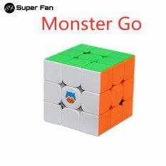 (Siêu Hâm Mộ) GAN 356 Monster Go 3X3 Khối Ma Thuật Từ Tính, Đồ Chơi Khối Rubik Tốc Độ Chuyên Nghiệp 3X3X3 GAN 356 MG 3X3 Màu Hồng Cubo Magico GAN 3X3