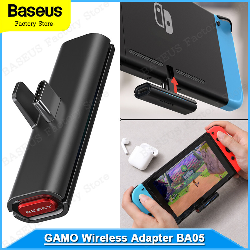 BASEUS Special Sale】 GAMO Wireless Adapter BA05 Get Rid of Wires Without  Blocking The Screen Play with Any Postures V4.2 Type C Adapter for Switch  Wireless Adapter Game Accessory | Lazada Singapore