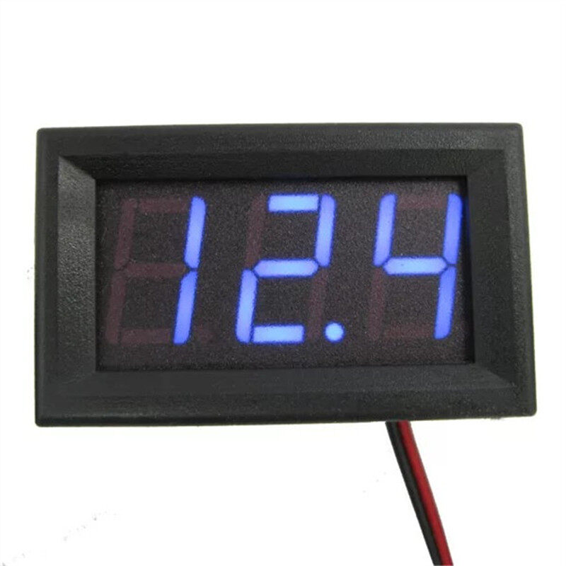 Digital tube DC voltmeter, 0.56-inch LED digital voltmeter, DC4.5-30.0V, with reverse polarity protection