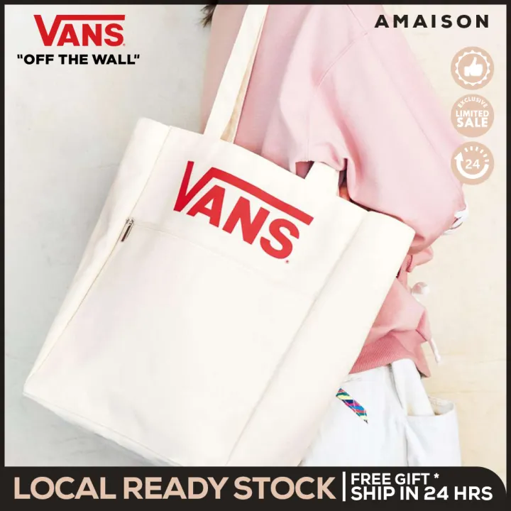 vans off the wall tote bag