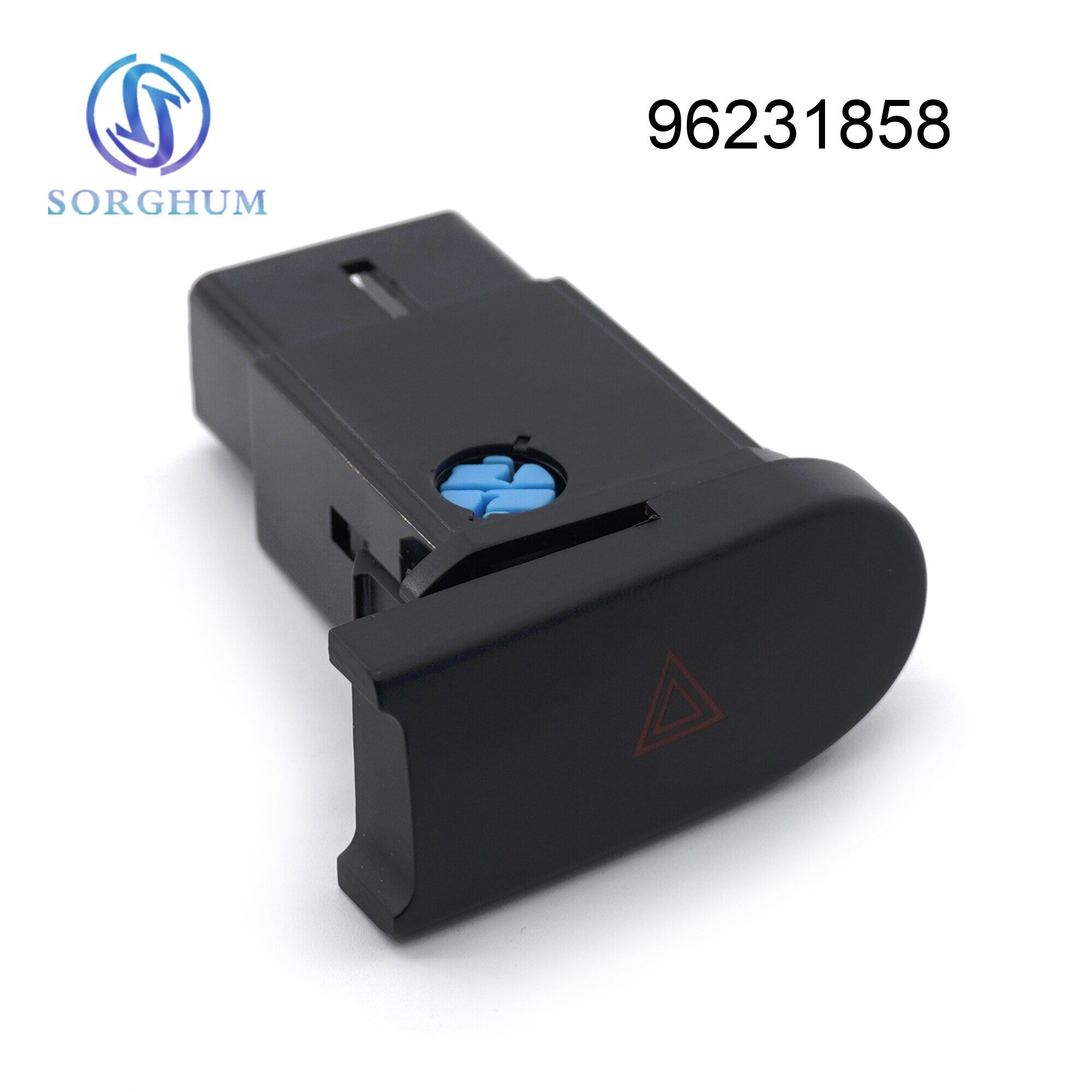 Sorghum 96231858 Double Flash Emergency Light Switch Hazard Warning Light Switch For Daewoo Lanos Hatchback Sedan 1997- Car Part