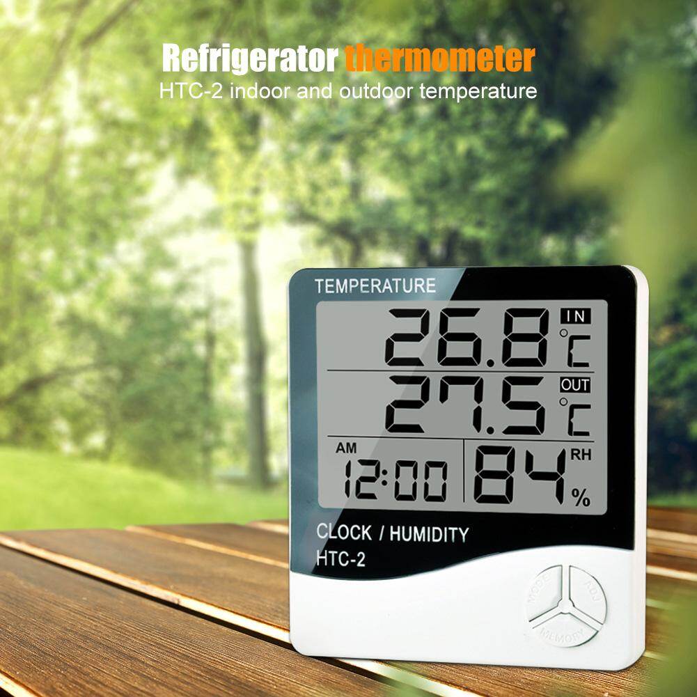 HTC-2 Digital Thermometer Hygrometer Electronic Temperature Humidity Meter