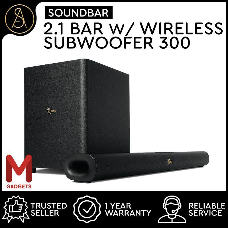 a&s 2.1 bar with wireless subwoofer 300