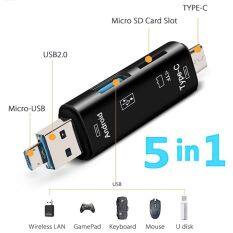 DENGXUN Phụ Kiện Đa Năng Type C Bộ Chuyển Đổi OTG Micro USB Đầu Đọc Thẻ Đầu Đọc Thẻ Nhớ Đầu Đọc Thẻ