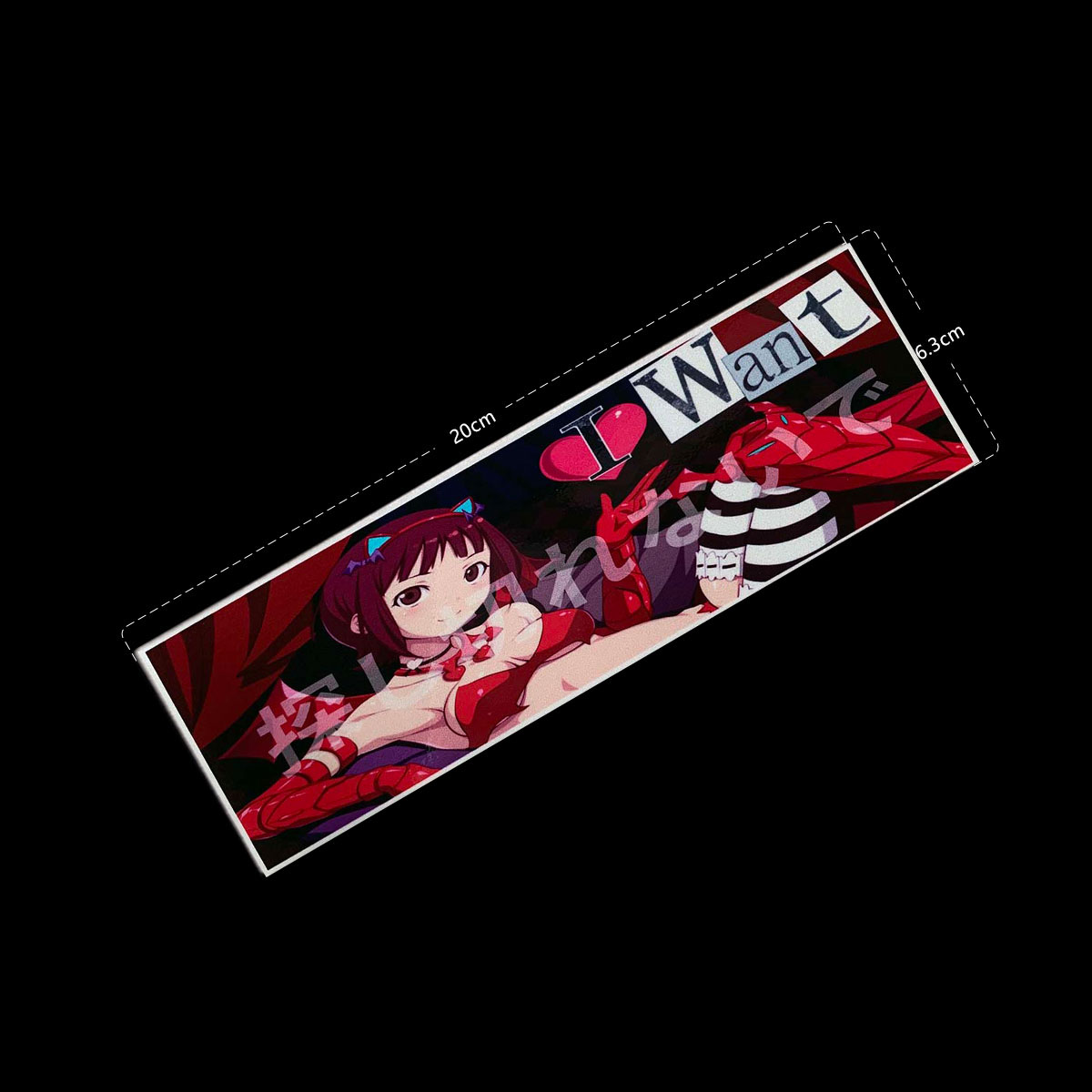 Reflective JDM Anime Reflective Car Styling Auto Rear Windshield Window Rear Windshield Body Sticker