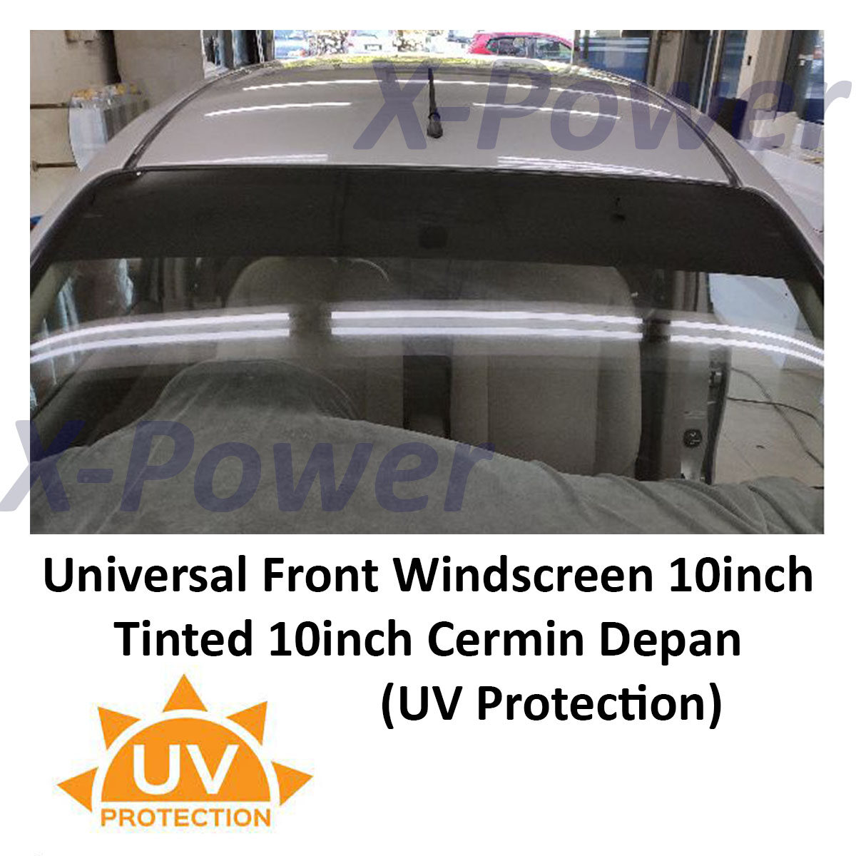 Universal Front Windscreen 10inch Tint Film/Tinted 10inch Cermin Depan ...