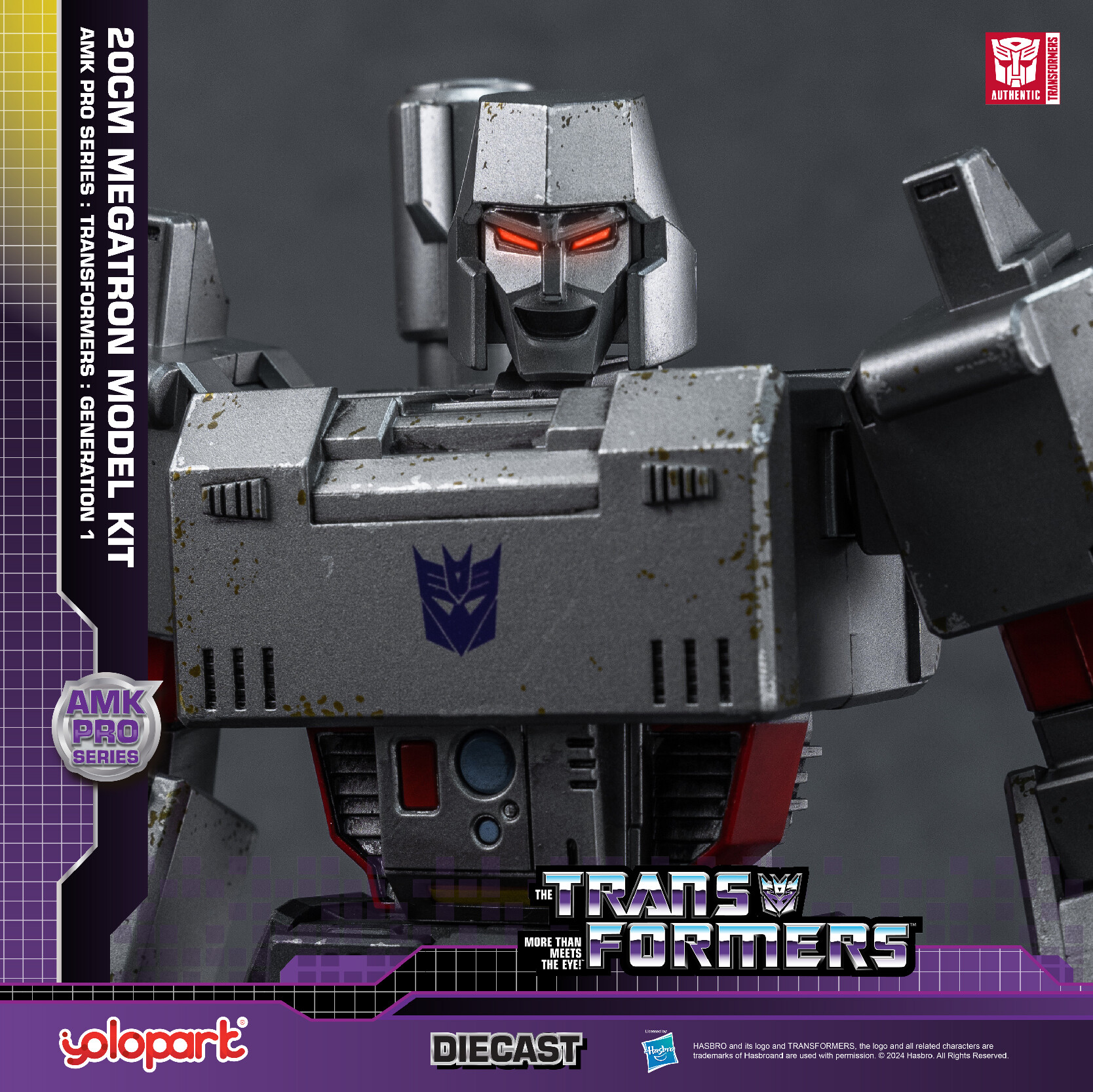 YOLOPARK AMK PRO Series Transformers G1 Megatron Model Kit 20cm
