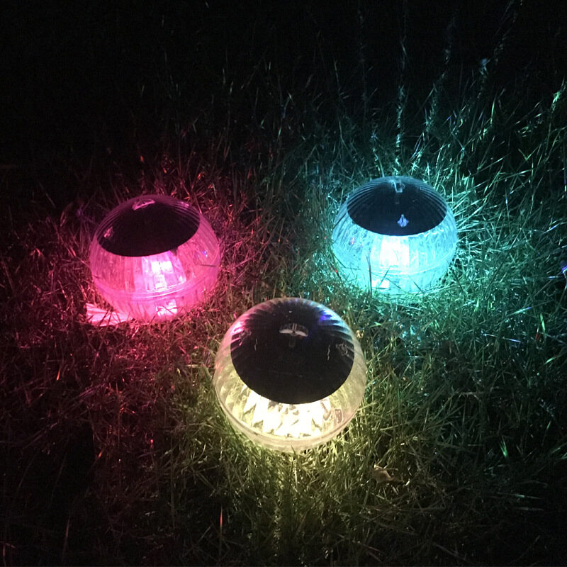 LED light solar light solar panel water float light floating light magic ball light garden decorative light pool light