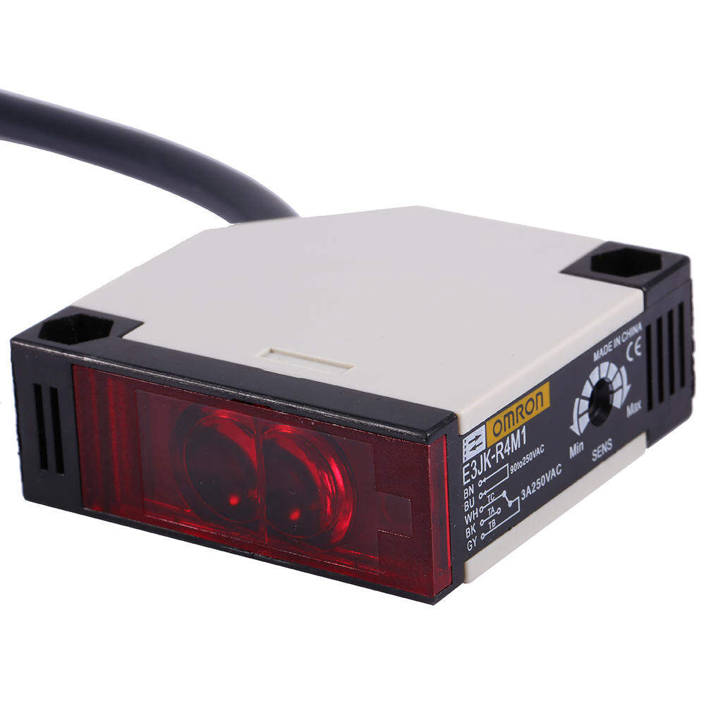Xuelelile Công Tắc Cảm Biến Quang Điện Phản Xạ Quang Điện AC 90-250V 3A Công Tắc Cảm Biến Quang Điện