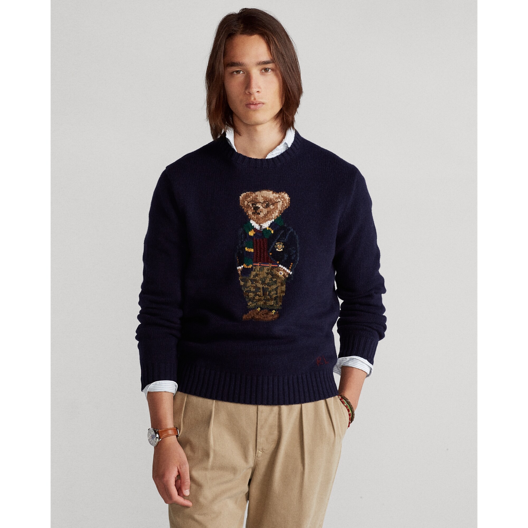 preppy bear sweater