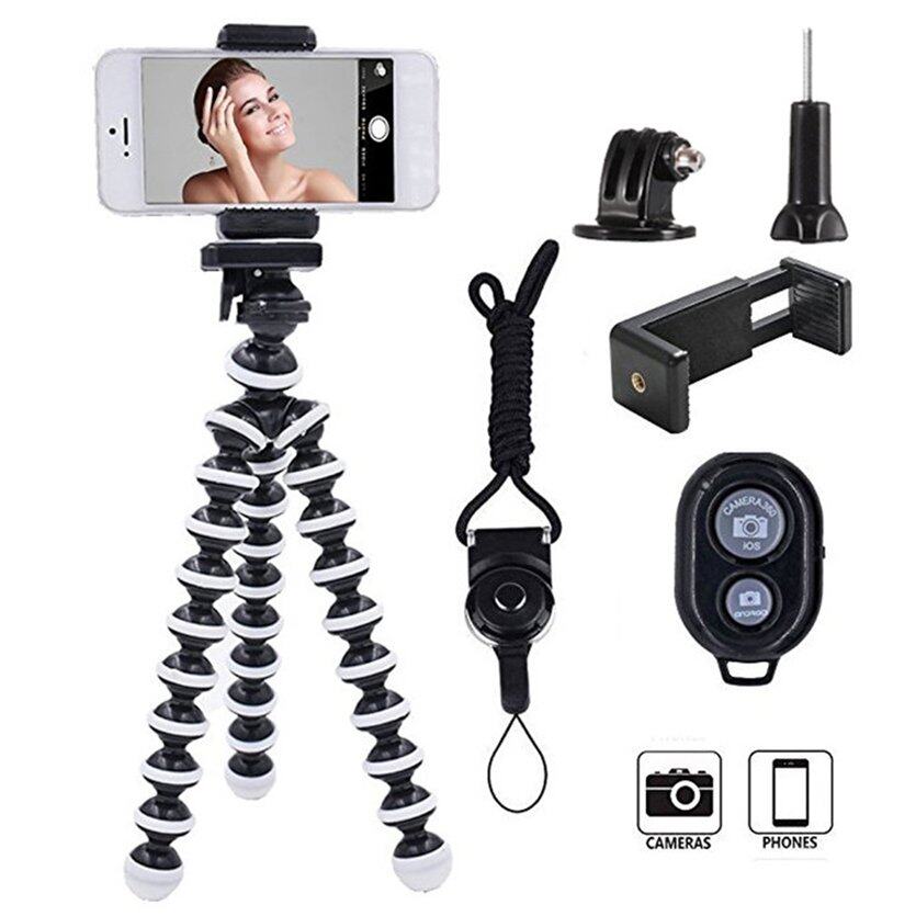 Giá Ba Chân Linh Hoạt Hàng Đầu Mới Bạch Tuộc Cho GoPro Hero 7 6 5 Giá Đỡ