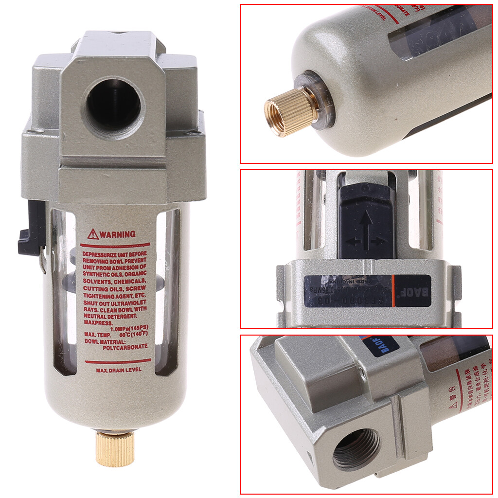 Bộ Lọc Khí AF3000-03 Bộ Lọc Thoát Nước Nội Tuyến Máy Nén Khí 3/8 "Bộ Tách Ẩm