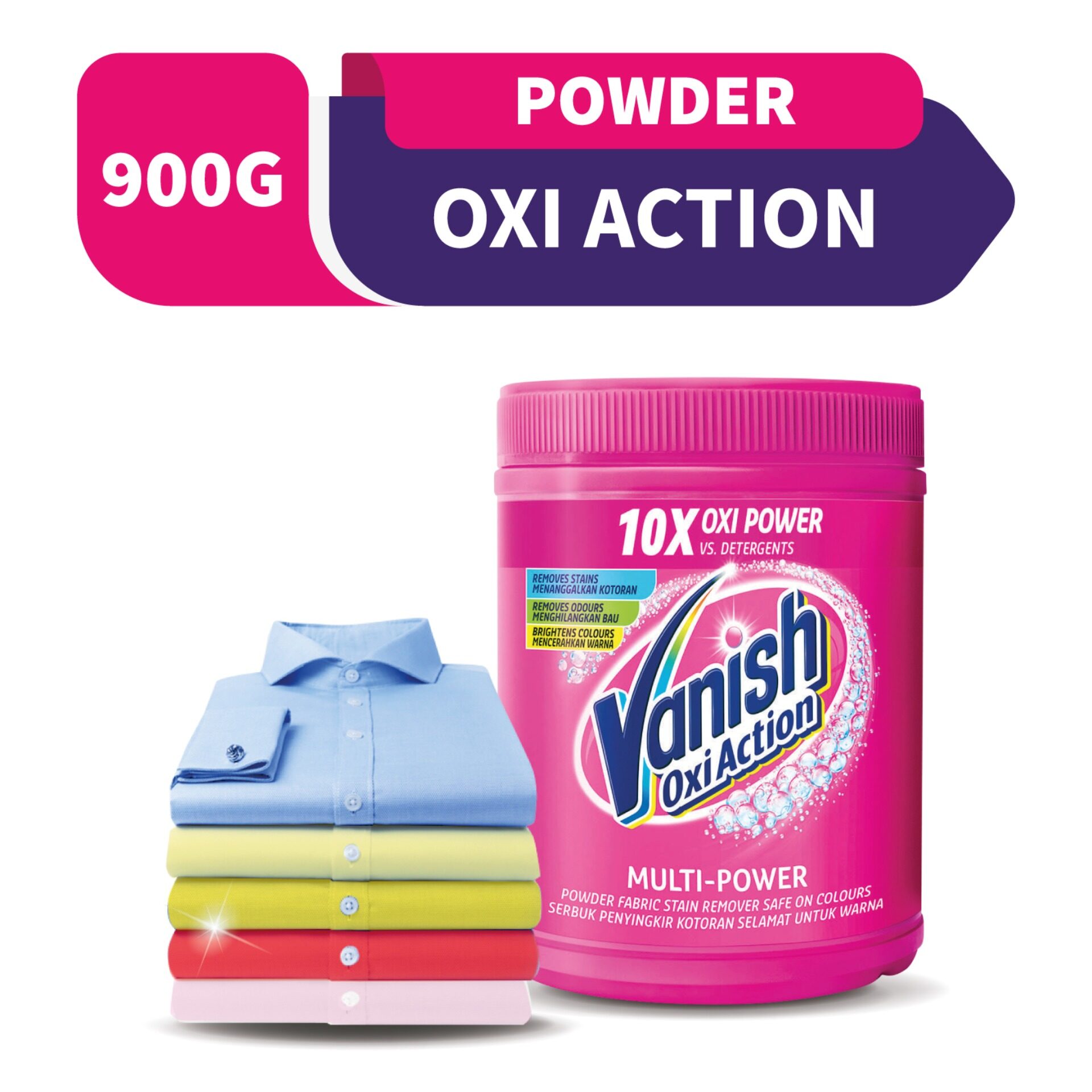 vanish laundry powder