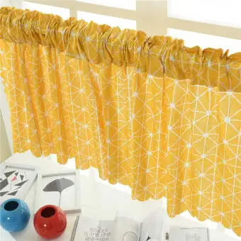 Chinatera Roman Blackout Half Curtain Window Curtains Home