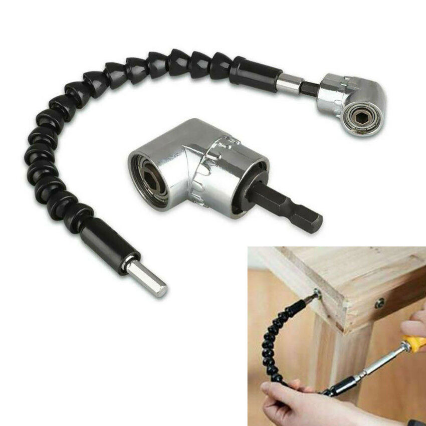 Thiết Bị Góc 105 Độ Tua Vít Góc Điều Chỉnh Được Tuốc Nơ Vít Góc Điện Đầu Uốn Với Tay Cầm Lục Giác Thanh Nối Dài