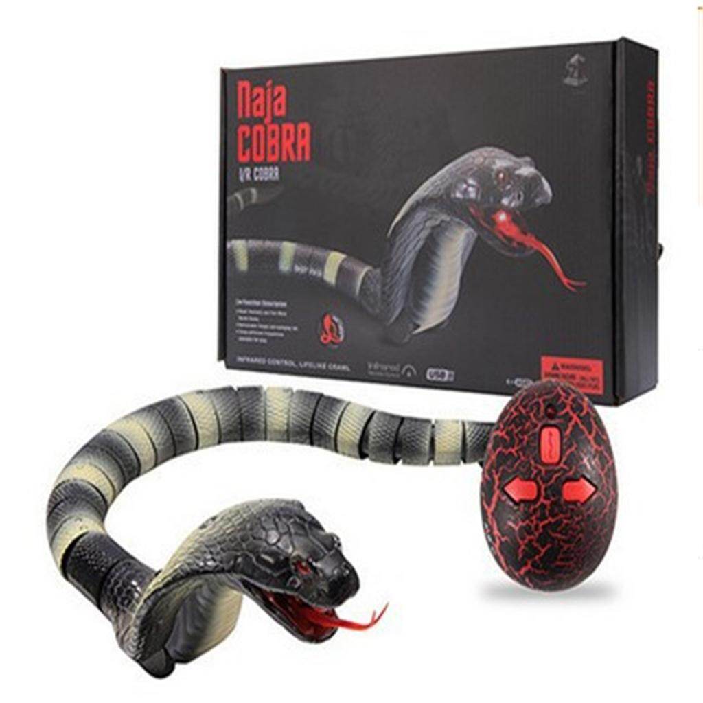 Đồ chơi rắn hổ mang điều khiển từ xa hồng ngoại 44cm cho trẻ em 6 tuổi trở lên Pecine - INTL