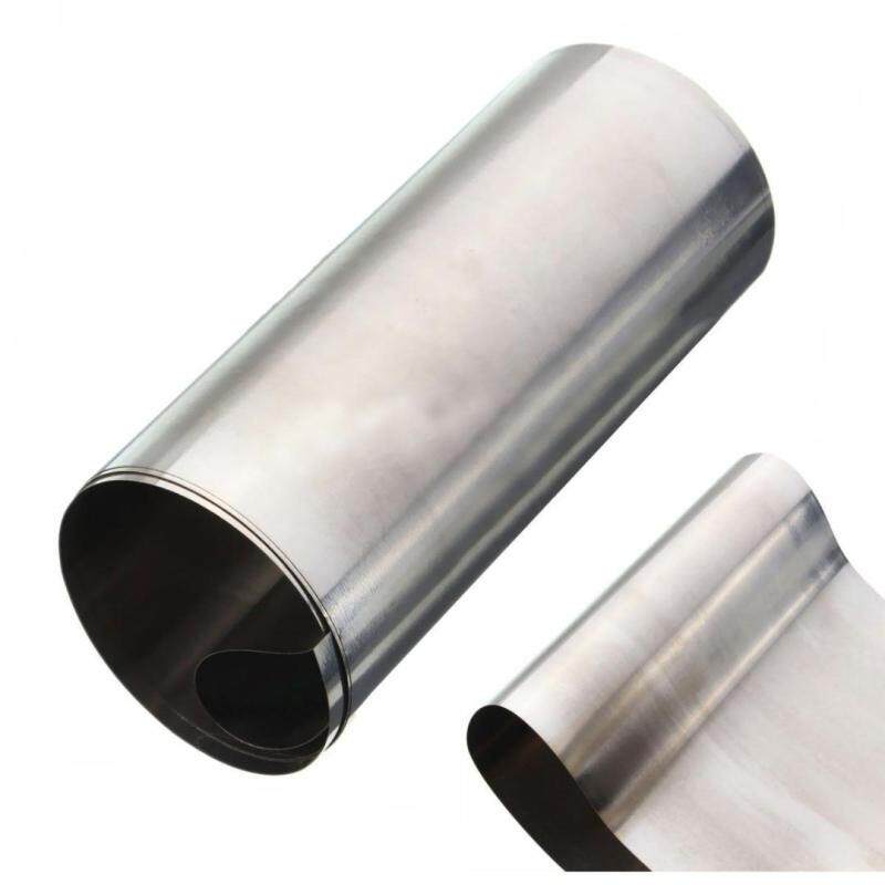 1pc New Silver 304 Stainless Steel Fine Plate Sheet Foil 0.1mm*100mm*1000mm