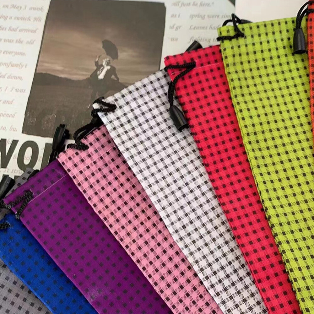 Soft Durable Colorful Waterproof Dustproof Glasses Pouch High-end Microfiber Composite Cloth Sunglasses Glasses Storage Bag