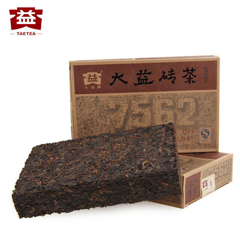 7562 * Yunnan Menghai Dayi Pu-erh Tea Brick 2010 Puerh Ripe Puer Tea Brick 250g ราคา 1,419 บาท*ส่งฟรี