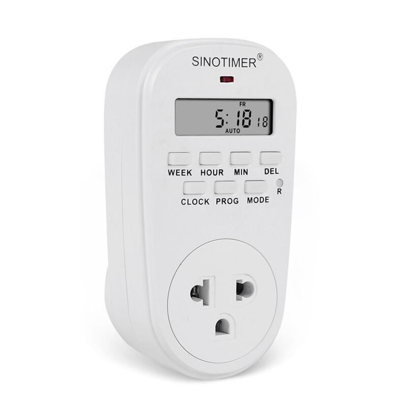 Thai Plug Outlet Electric Digital Time Control Weekly Programmable Plug