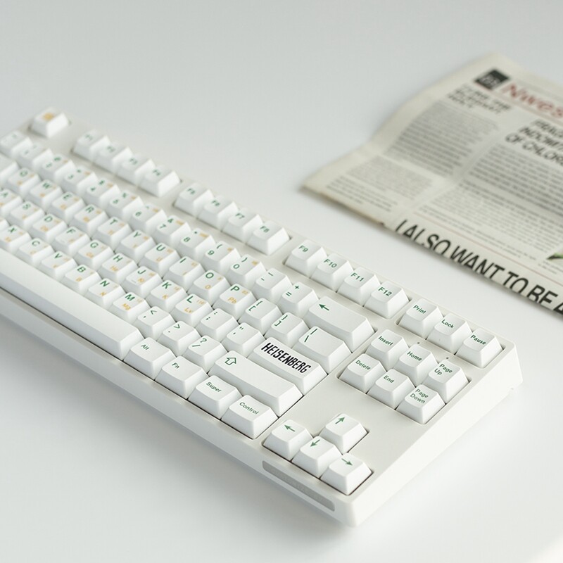 【Keycap Only】Heisenberg Theme Keycap Cherry Profile PBT Sublimation Keycaps For Cherry MX Switch Mechanical Keyboard Keychron/RK61/GK61/Anne Pro 2