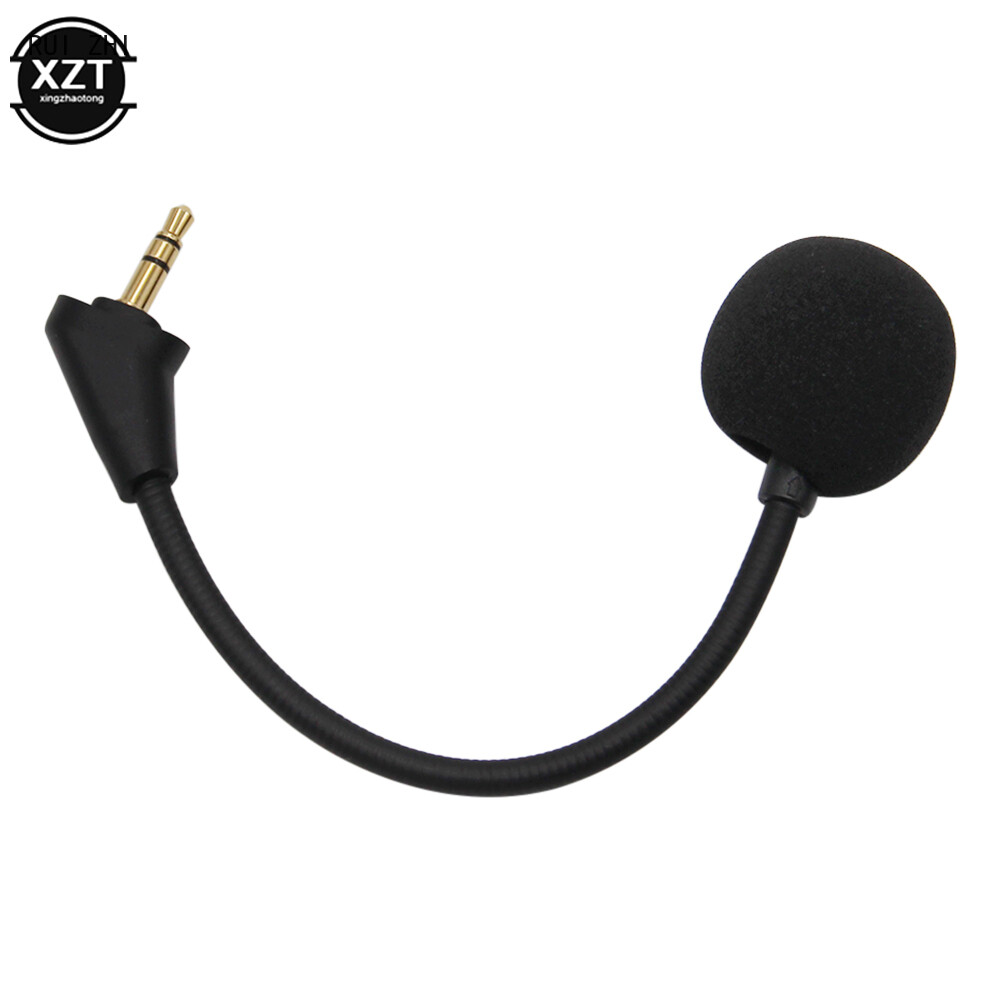 Replacement Game Mic 3.5mm Microphone for HyperX Cloud 2 II X Core Pro Silver Cloudx Alpha S Cloud9 9 C9 Gaming Headset