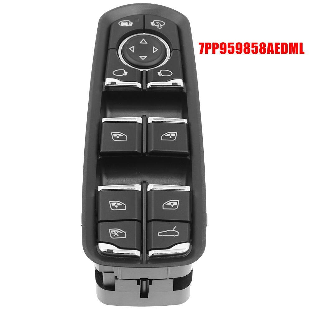 7pp959858aedml 7pp959858rdml 7pp959858mdml window switch power left front for Porsche Cayenne Macan Panamera 2011-2017