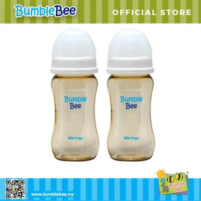 Bumble Bee 9oz PES Wide Neck Bottle (WE0003) Twin Pack