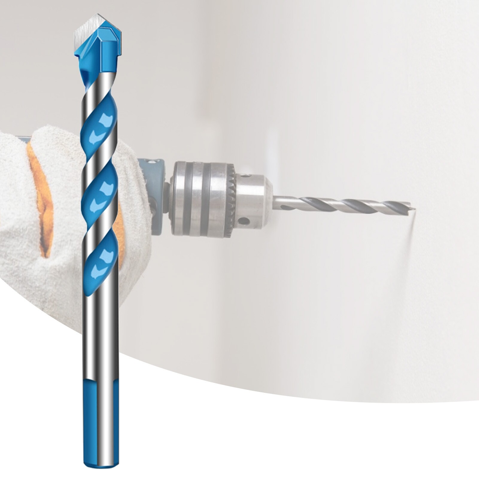 5-12mm Multifunctional Tip Drill Bit Triangular Shank Non-slip Durable Efficient Ultimate Drill Bit for Marble