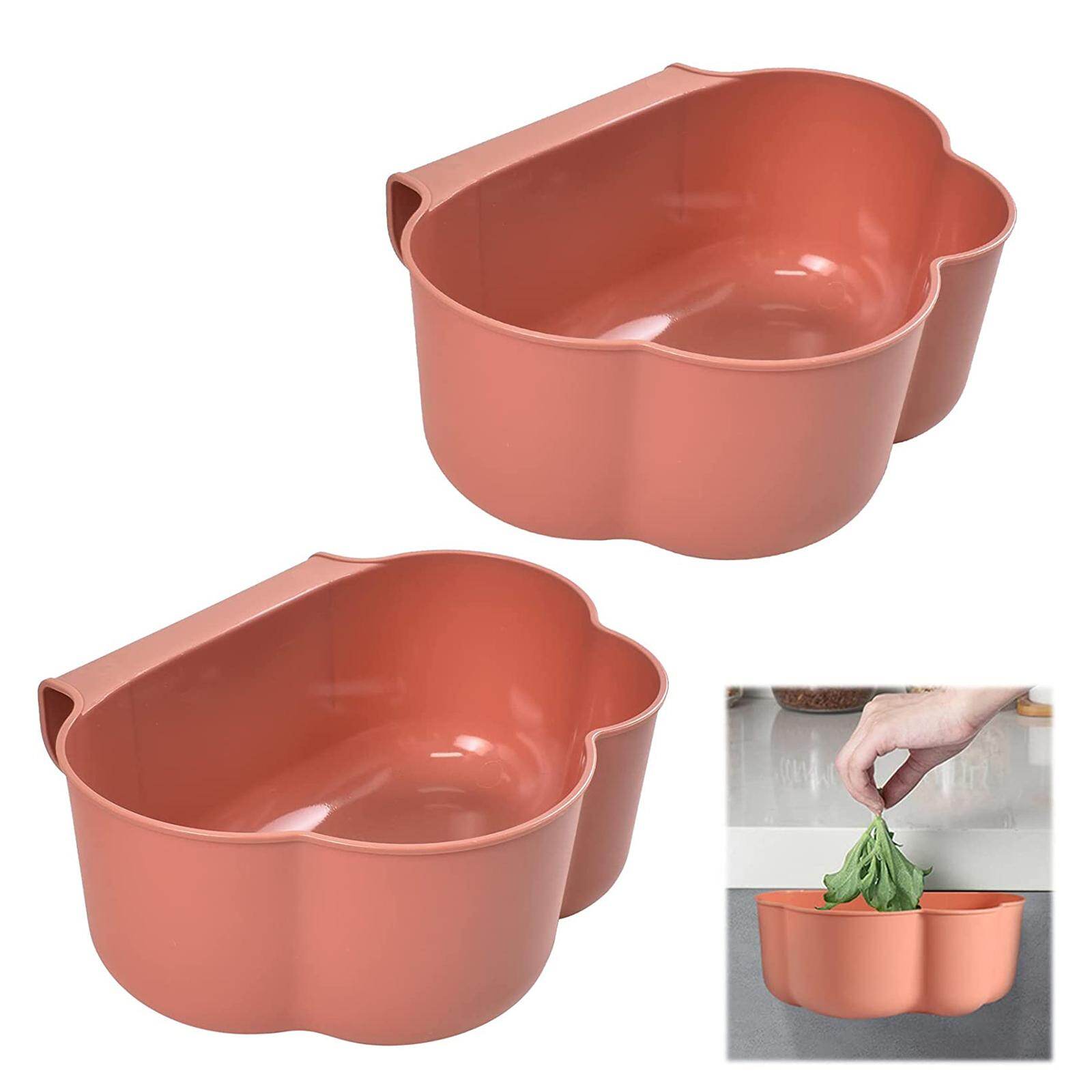 Blesiya THÙNG RÁC TREO Mini Sáng Tạo Gắn Tường Bền Cho Cửa Tủ Xe Hơi