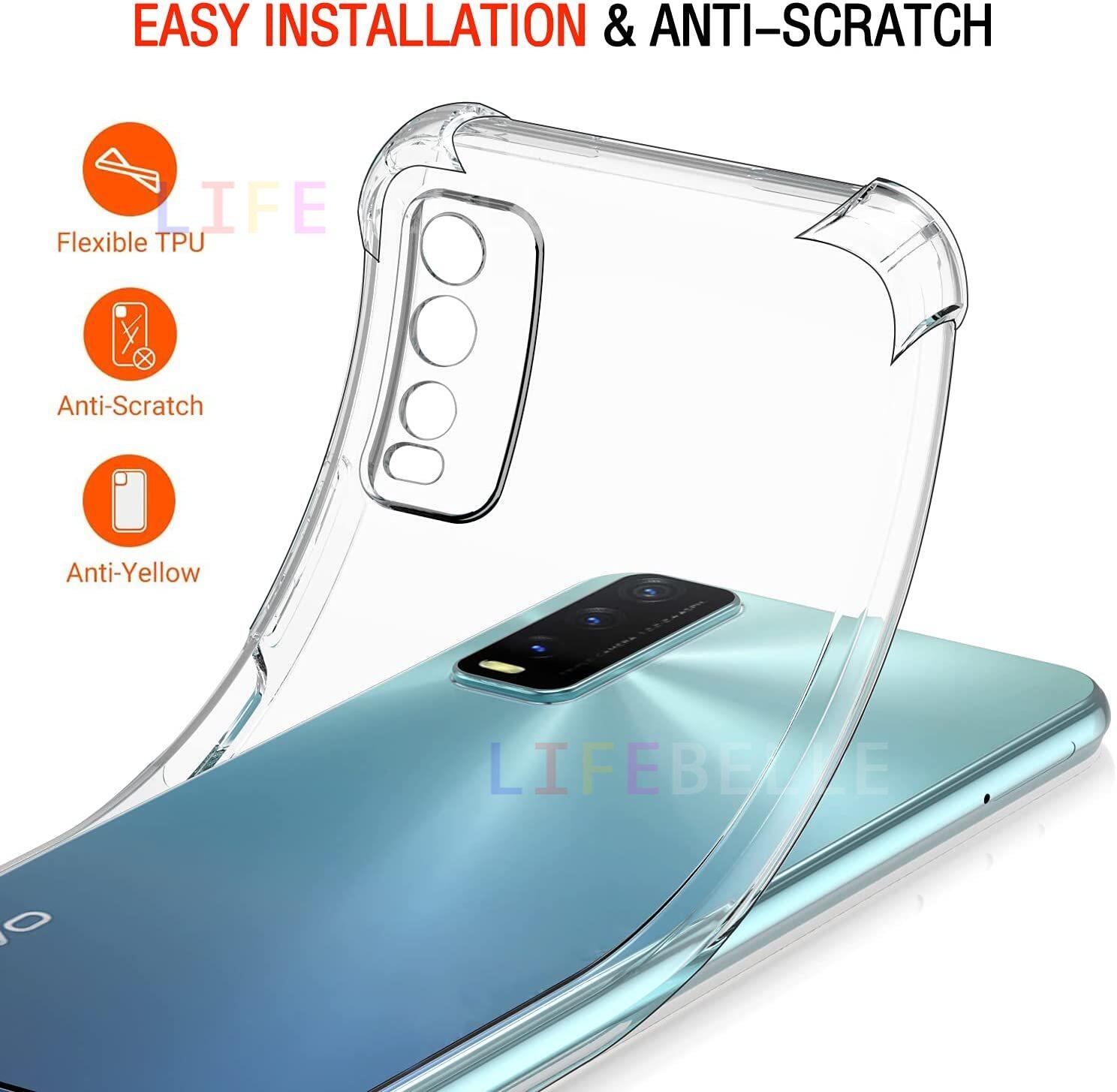 Ốp LIFEBELLE Cho Ốp Vivo Y20 Y20 2021 Y20s G Y20i 2021 Y12s, Có Khả Năng Chống Sốc Ốp Lưng TPU Mềm Ốp Điện Thoại Bảo Vệ Chống Sốc Trong Suốt Ốp Lưng