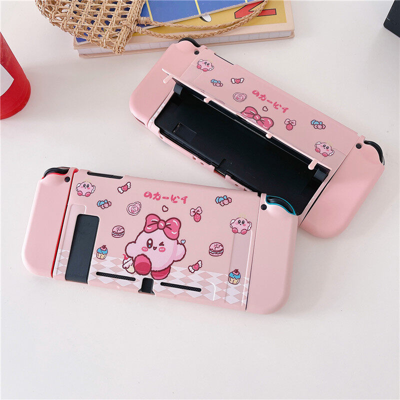 Nintendo Switch/Switch OLED Case Soft Pink TPU Protective Case Cover Cartoon Anti-Scratch Casing Nintendo Switch/Switch OLED Case