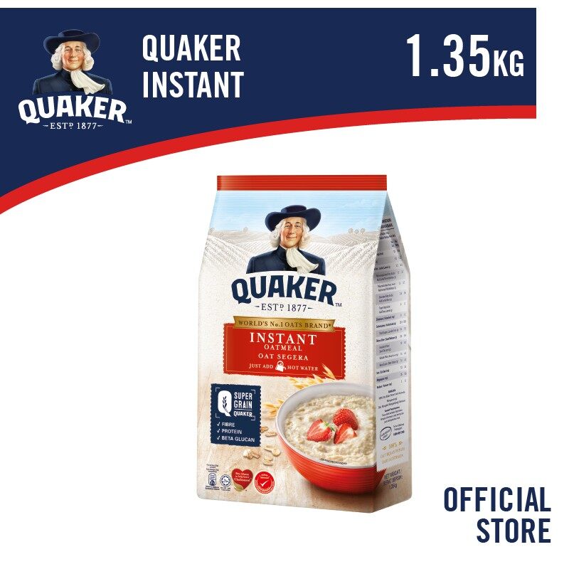 Quaker Oats Instant Oatmeal 1.35Kg Lazada