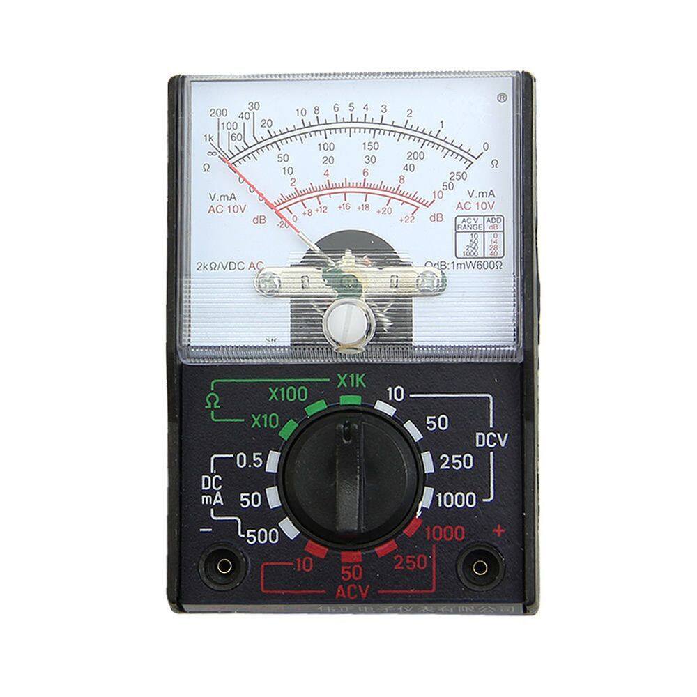 YANGS Voltage/Current Gauge with 2 Pen Test Mini Pocket Voltmeter Ammeter Multi Tester Electrical Teaching Volt Tester Multimeter DC/AC Voltmeter Pointer Multimeter DC/AC Current Meter