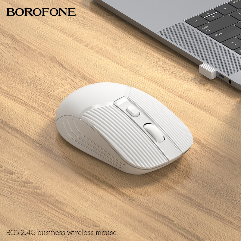 BOROFONE Chuột Bluetooth Không Dây 2.4G Cho MacBook Máy Tính iPad Chuột Thu USB Bluetooth 4.0 + Chế Độ Kép Cho Máy Tính Xách Tay Máy Vi Tính