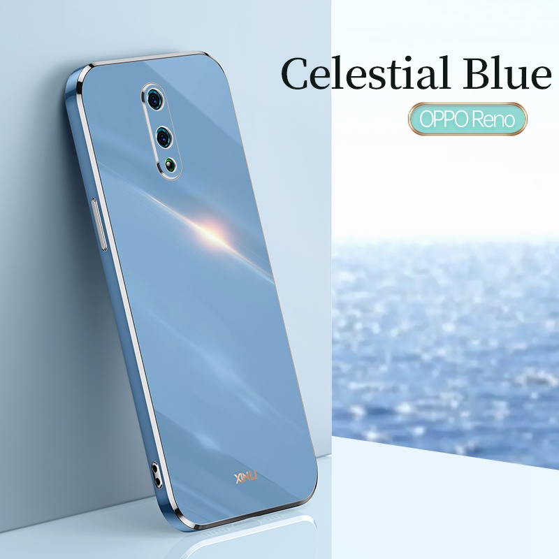 Ốp Cho OPPO Reno Ốp Mềm Silicone TPU OPPO Reno 2F Reno2F Ốp Lưng Chống Sốc Mạ Điện Bảo Vệ