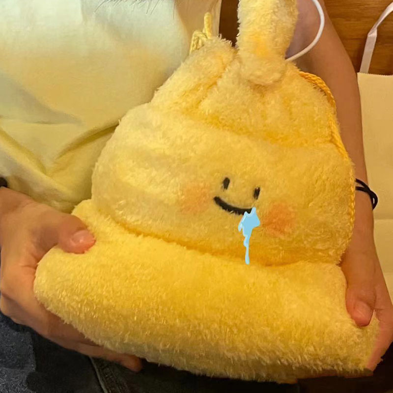 NALLCHEER Bag New plush drawstring bag cute funny gift tote bag