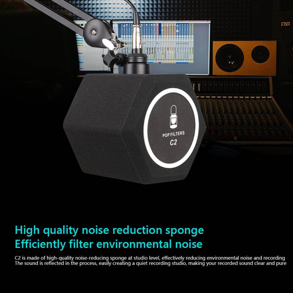 C2 Studio Screen Acoustic Filter Desktop Recording Microphone Noise Reduction