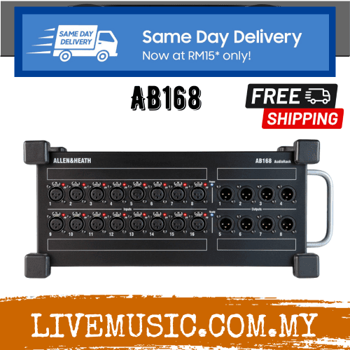 Allen & Heath AB168 Portable AudioRack 16 x 8 Audio