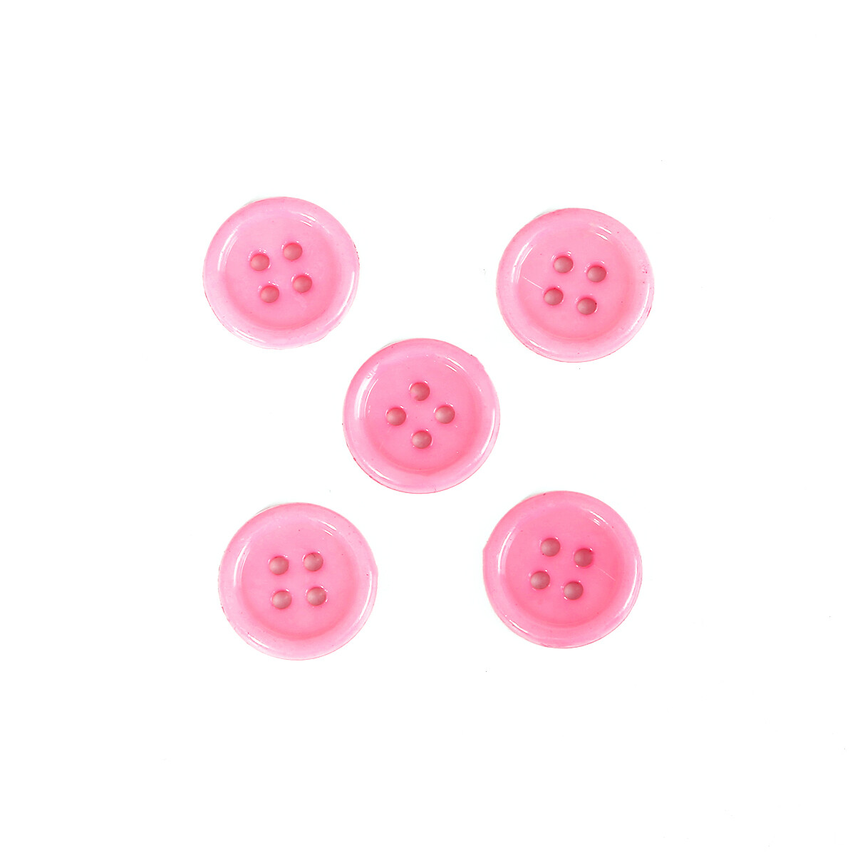 50Pcs 15mm Colorful Round Plastic Buttons For DIY Clothes Sewing Crafts Garment Accessories Buttons