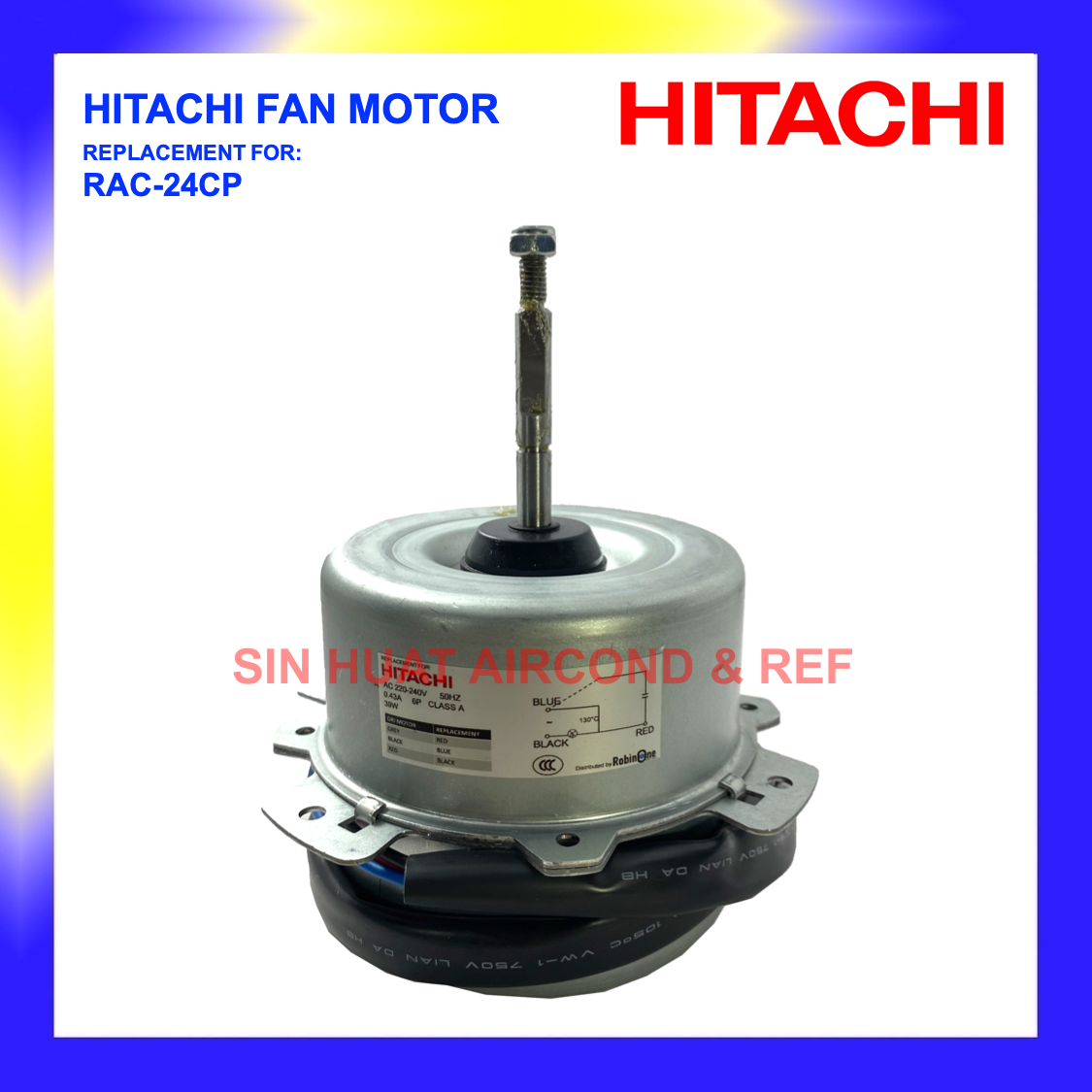 hitachi outdoor fan motor price