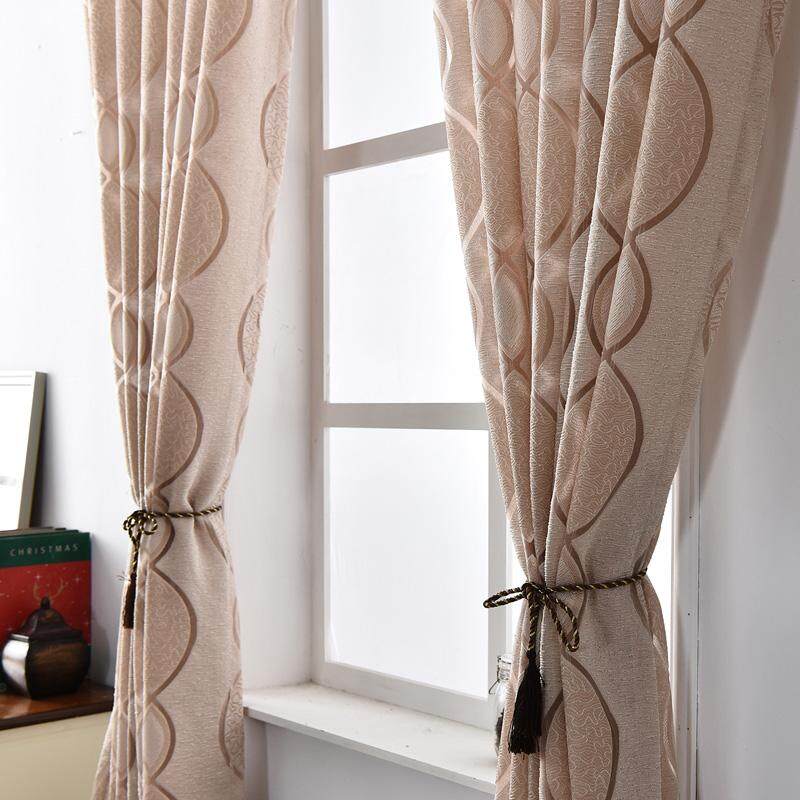 1PCS 150X260cm Napearl bedroom window Jacquard Tulle sheer  Curtain
