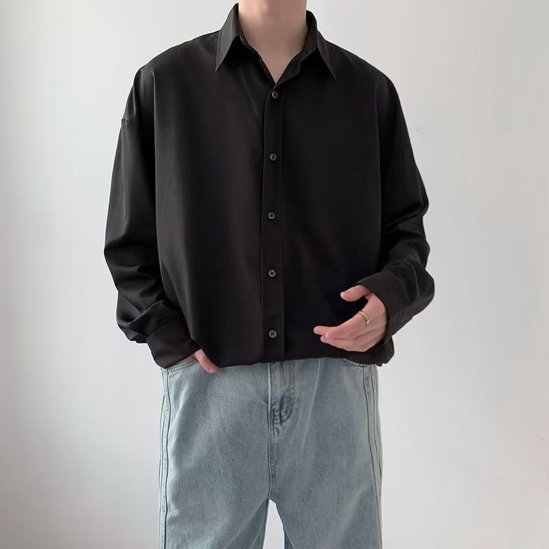 Áo sơ mi nam dài tay màu trơn C2