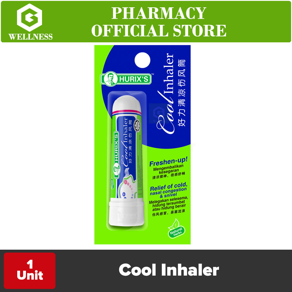 Hurix's Cool Inhaler (2ml) - relieve nasal congestion | Lazada